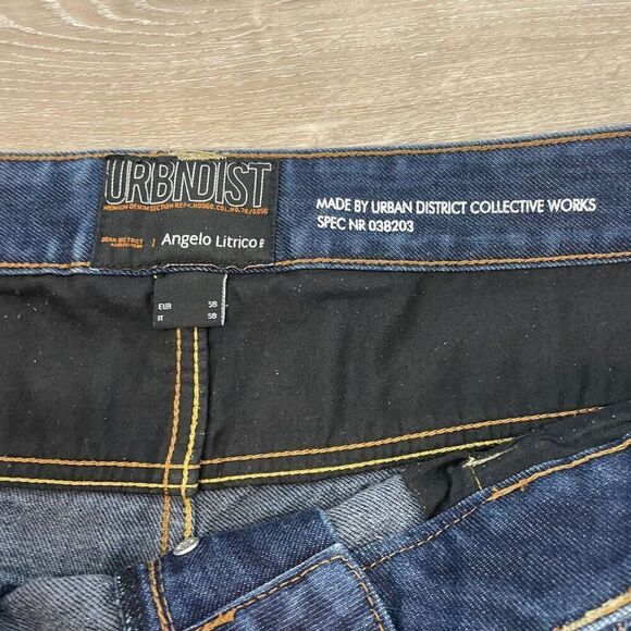 URBANDIST Navy Denim Slim fit Shorts US XXL, US 40 - Picture 3 of 7